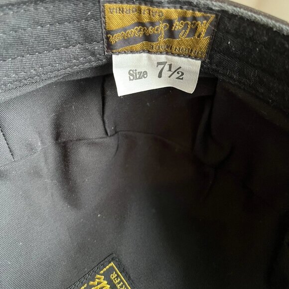 The Real McCoy horsehide Leather Newsboy Cap - Picture 9 of 14